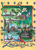Louisiana note cards